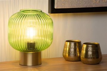 Lucide Maloto glas bordlampe Ø20cm E27 green